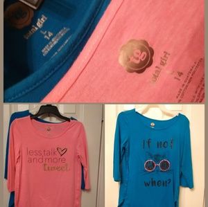 Girls 3/4 Sleeved Tops